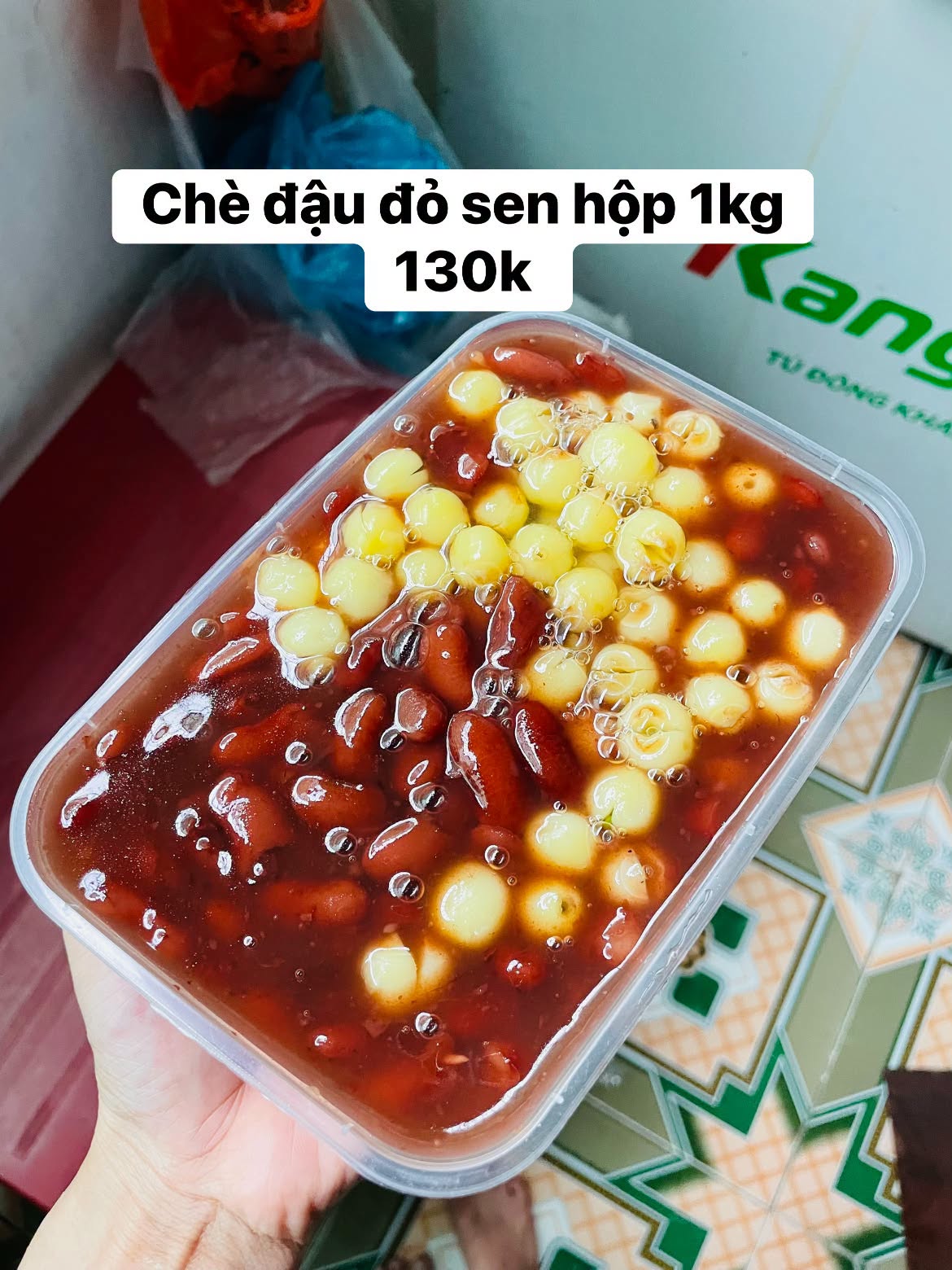 Chè đậu đỏ sen hộp 1kg